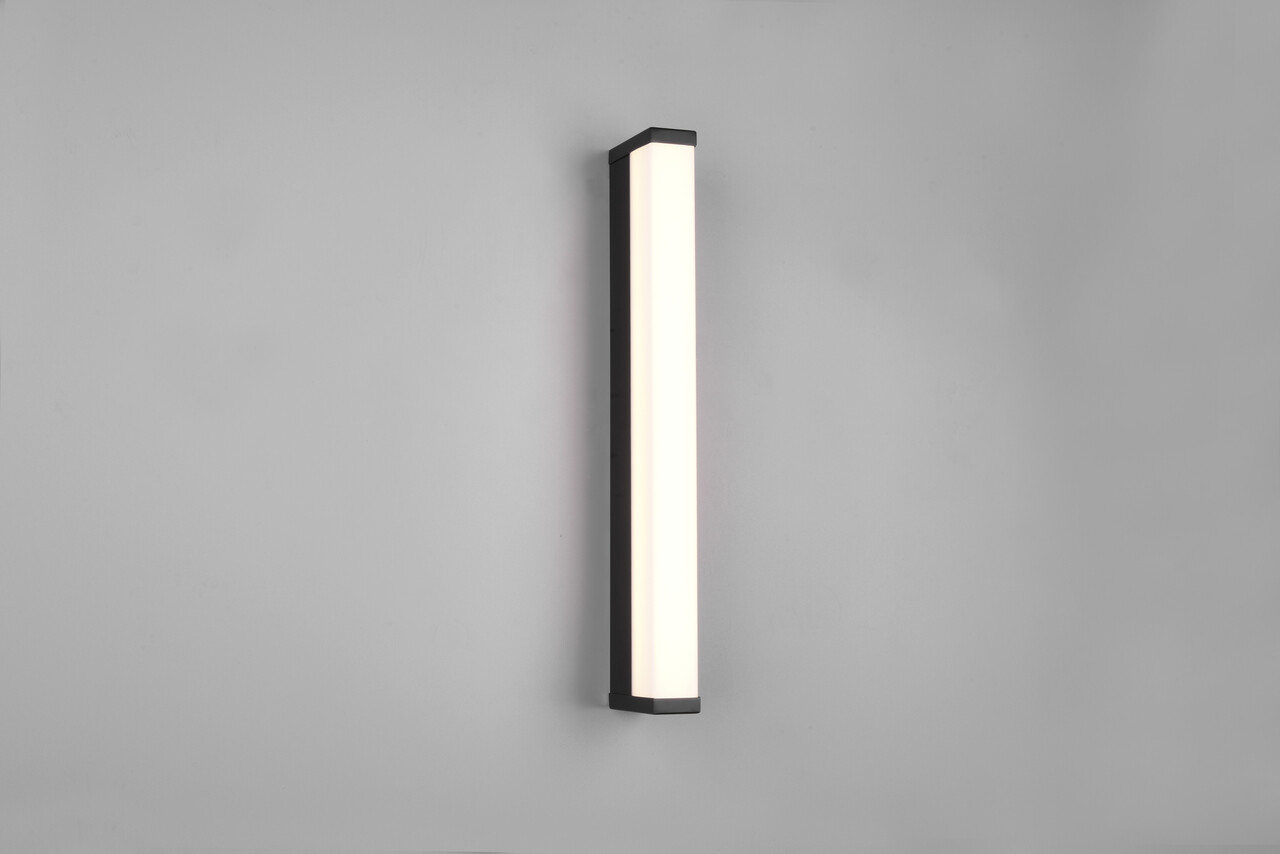 Aplica de perete Fabio, TRIO, 42.5x3.8 cm, 6.5W, 1x SMD, metal, negru mat - imagine 5